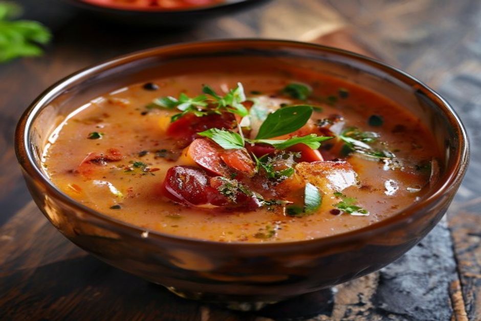 gazpacho andaluz tradicional