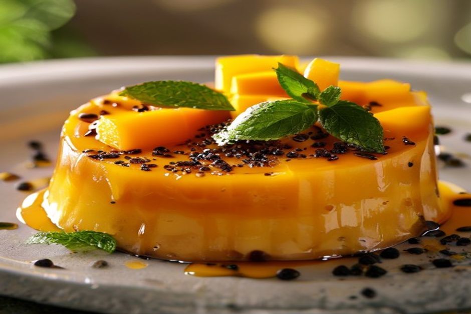 Flan de Chía y Mango Saludable sin Horno: La Receta Definitiva para un Postre Cremoso y Nutritivo