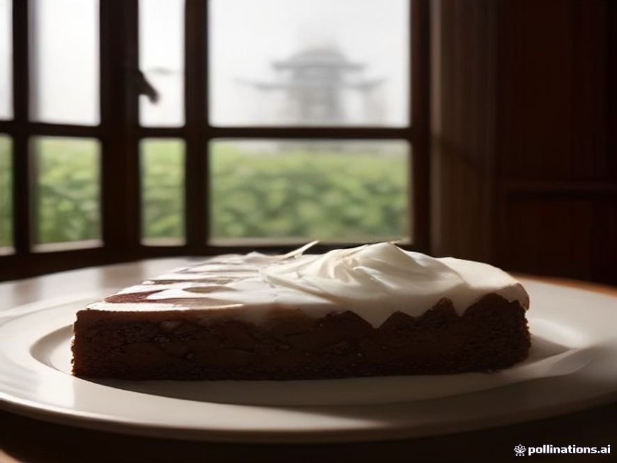 bizcocho de chocolate blanco