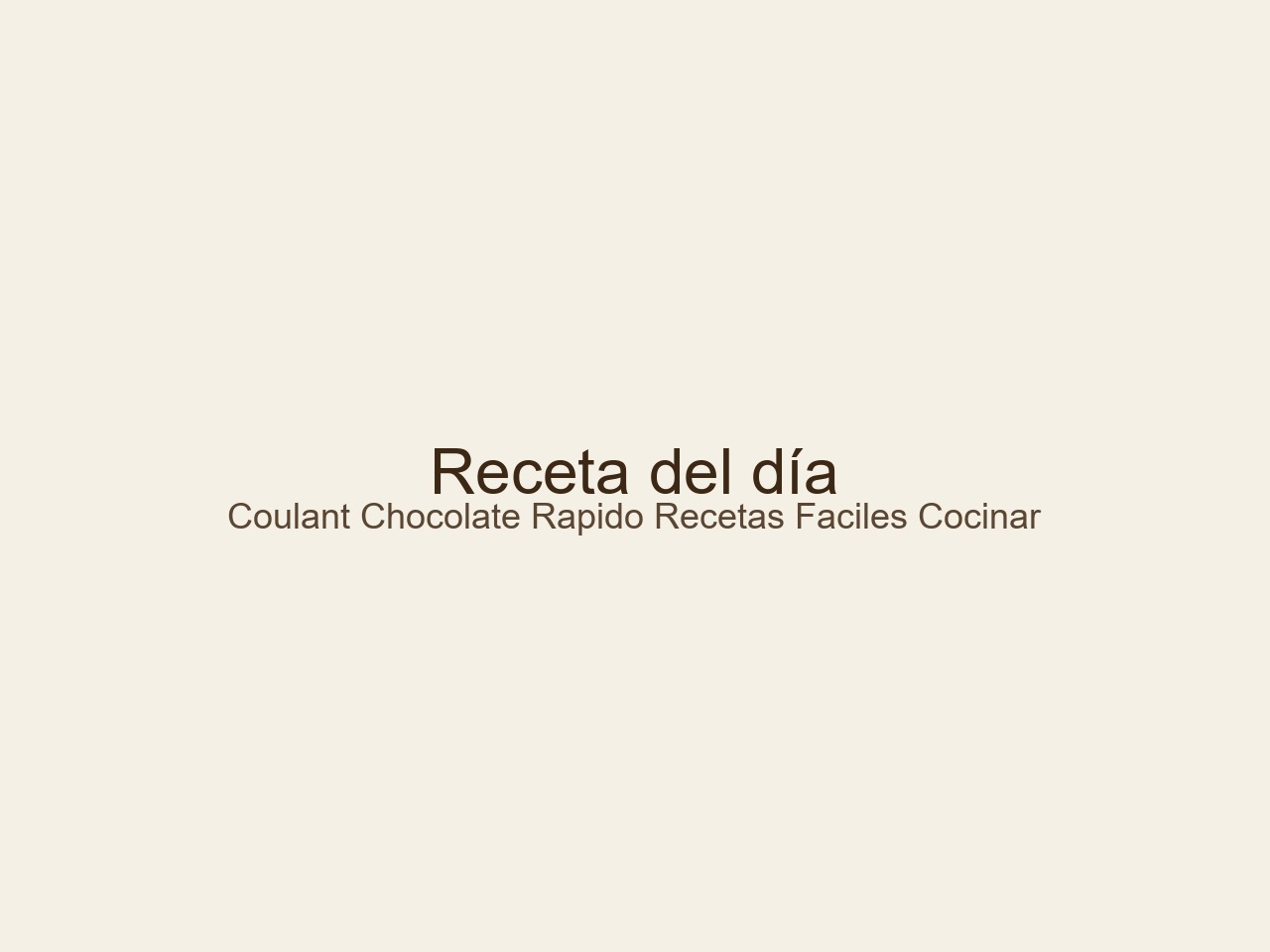 recetas faciles para cocinar