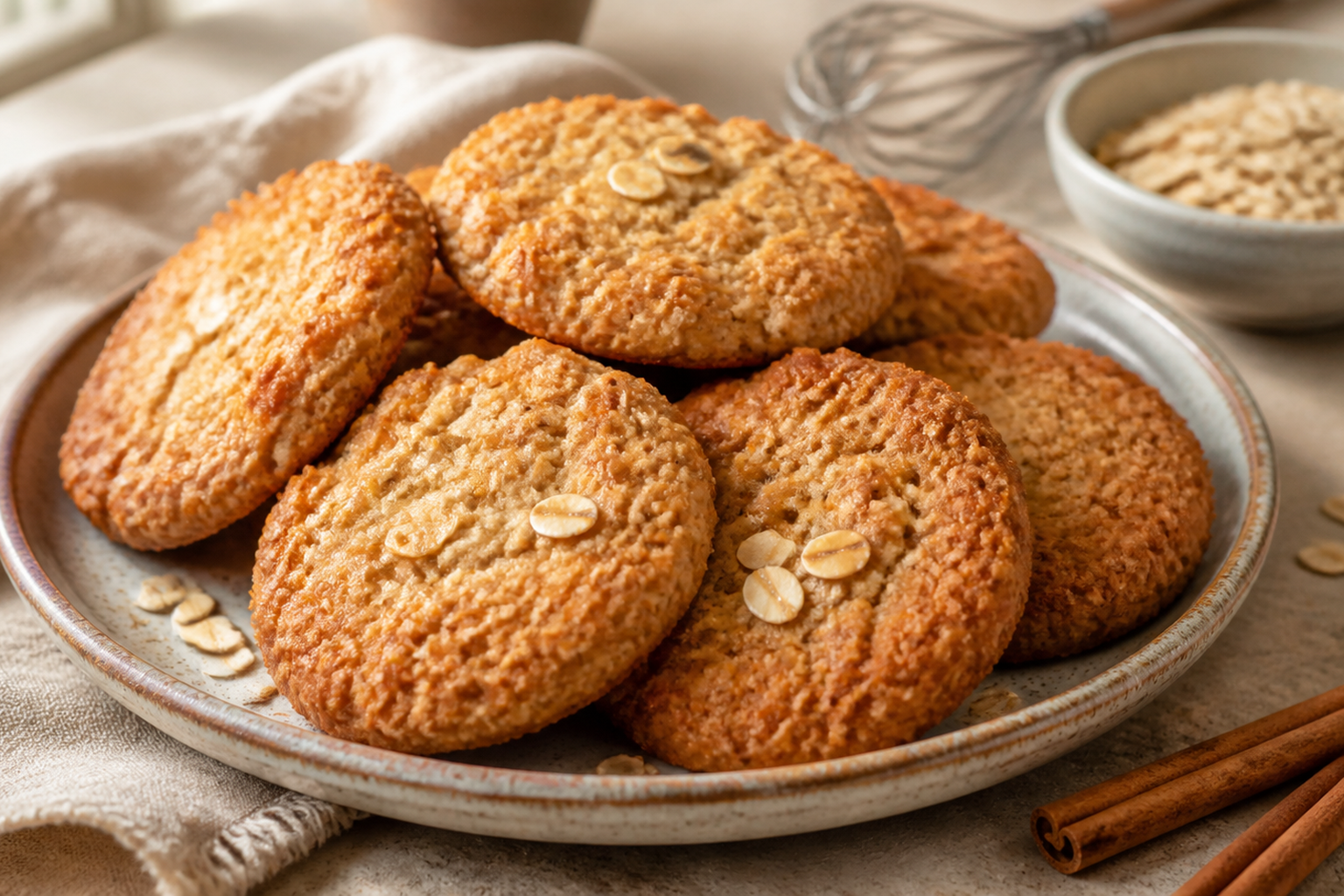 galletas de avena saludables