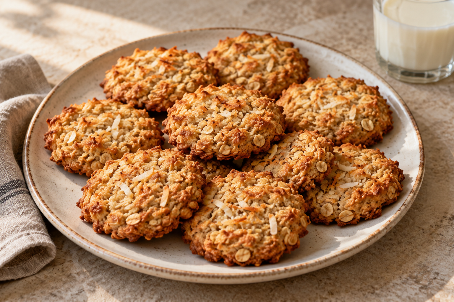 galletas de avena coco