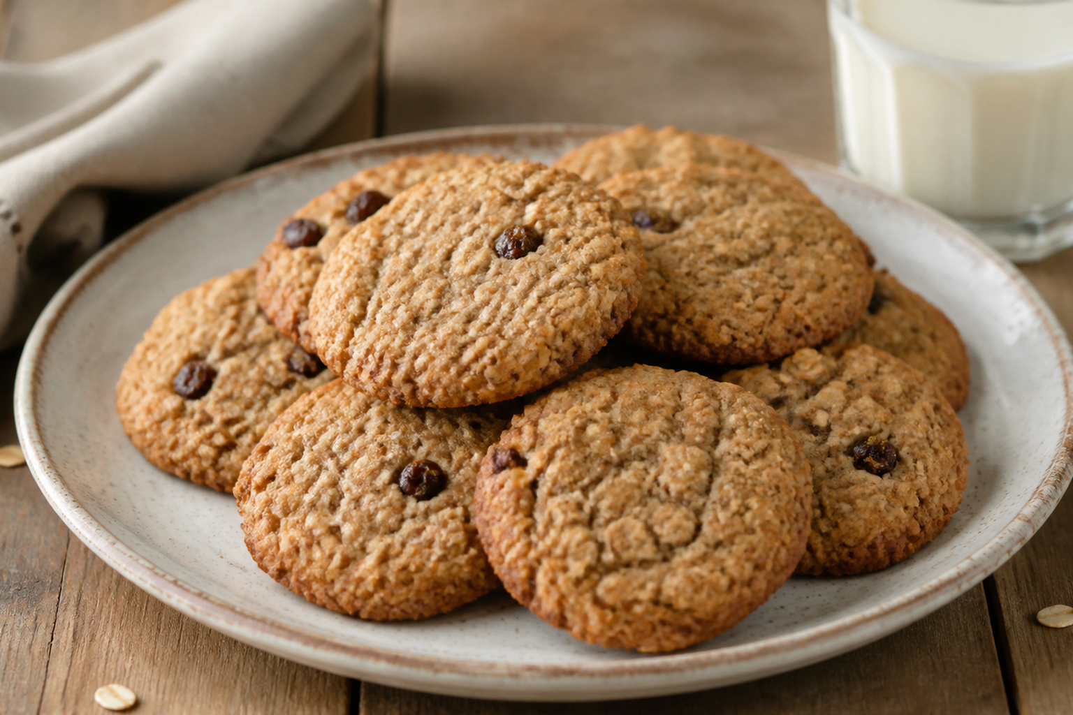 galletas de avena saludables