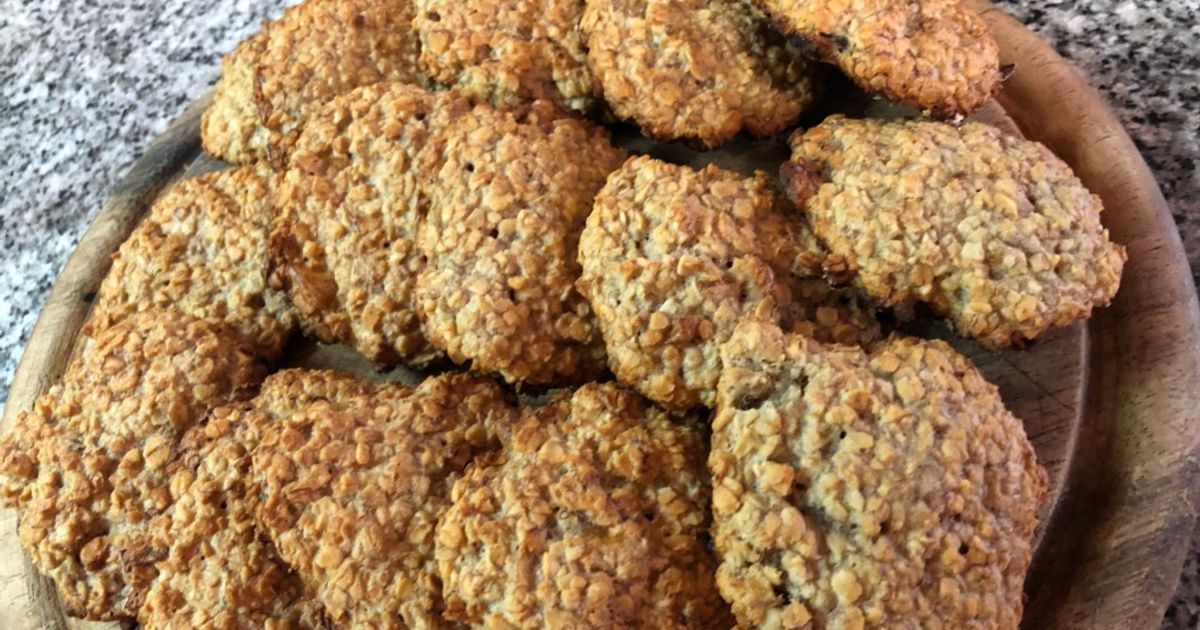 galletas de avena banana