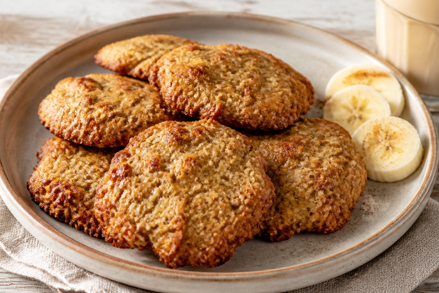 galletas de avena platano