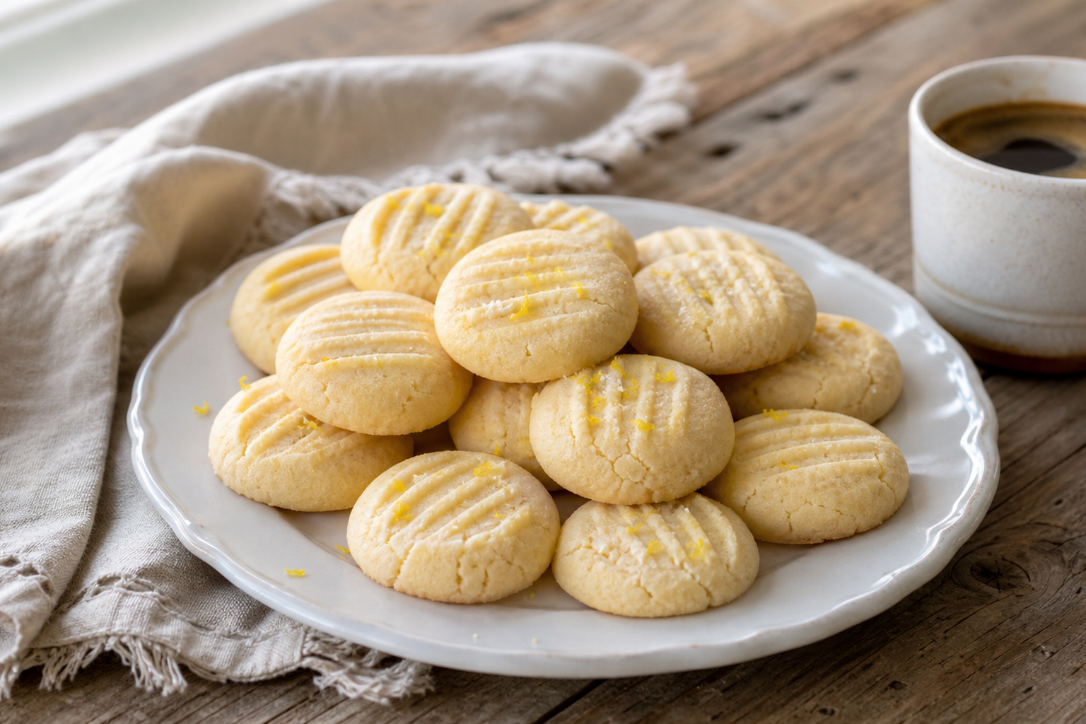 Receta de Galletas de maicena y leche condensada preparada paso a paso — fotografía editorial