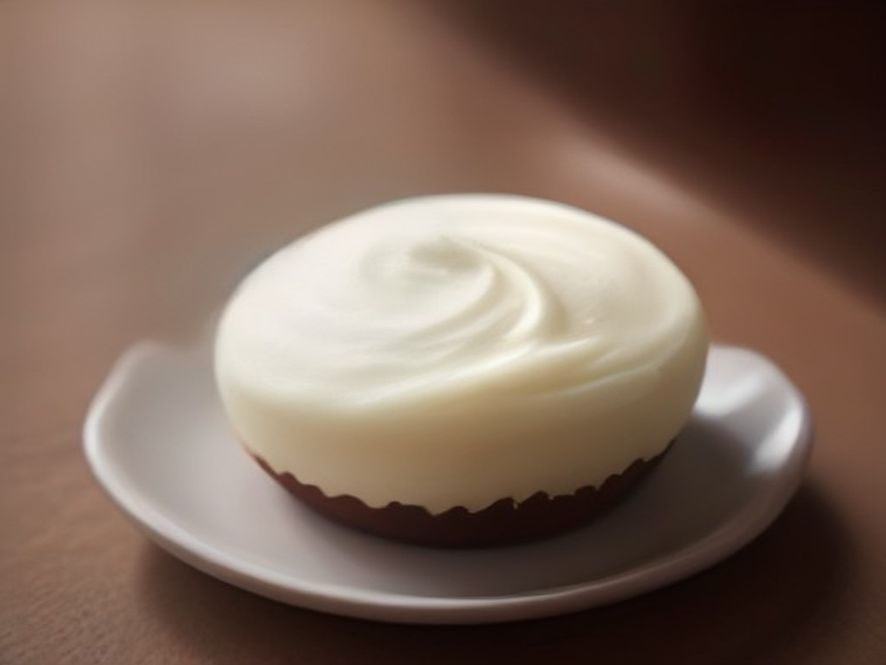 Receta de Mousse de chocolate blanco cremosa y fácil preparada paso a paso — fotografía editorial