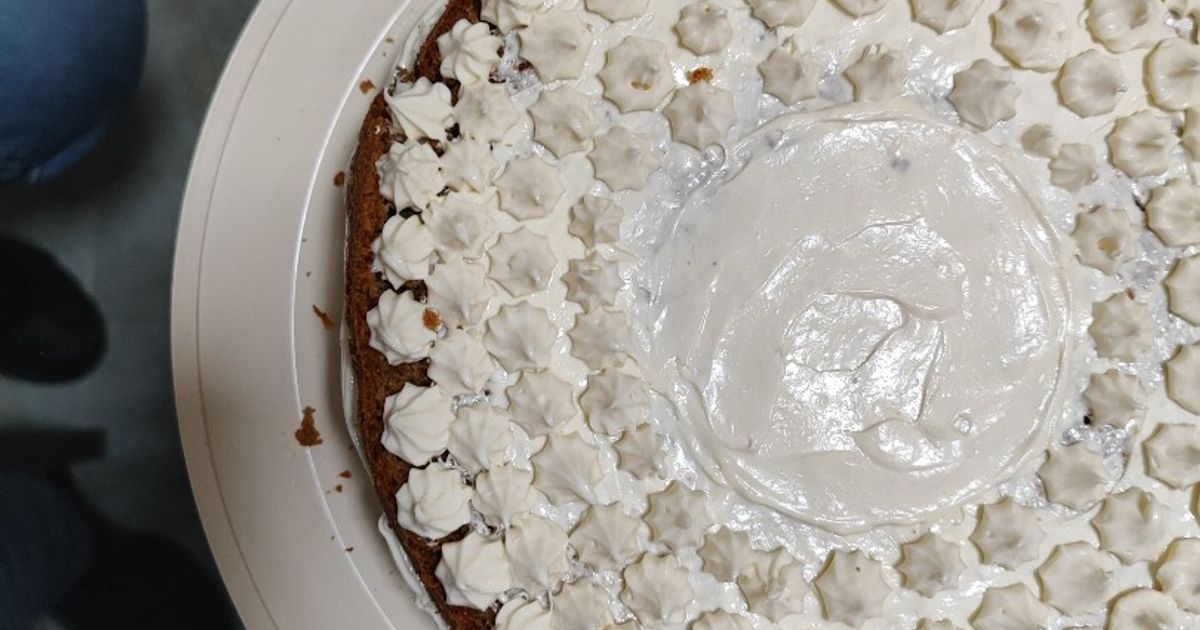 pastel de zanahoria relleno