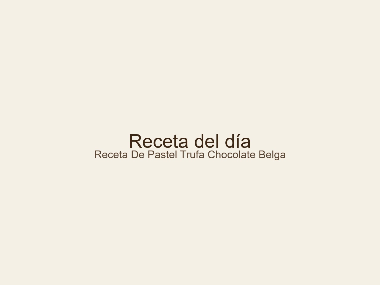 receta de pastel