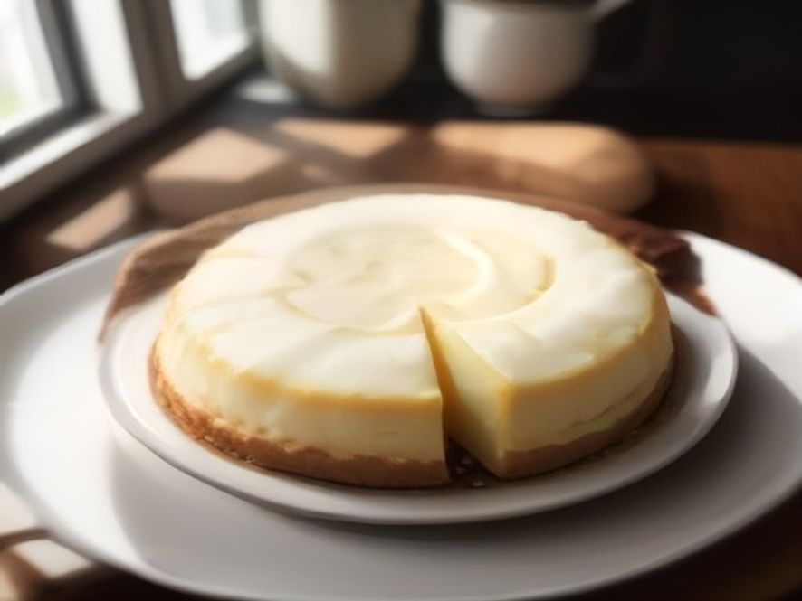 Receta de Tarta de queso mascarpone al horno: la receta definitiva, cremosa y elegante preparada paso a paso — fotografía editorial